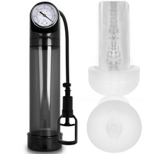 Comprar PUMP ADDICTED Bomba Erección RX9 Negro – Estimulador Con Diseño Innovador Para Mejorar El Placer-Noxtic