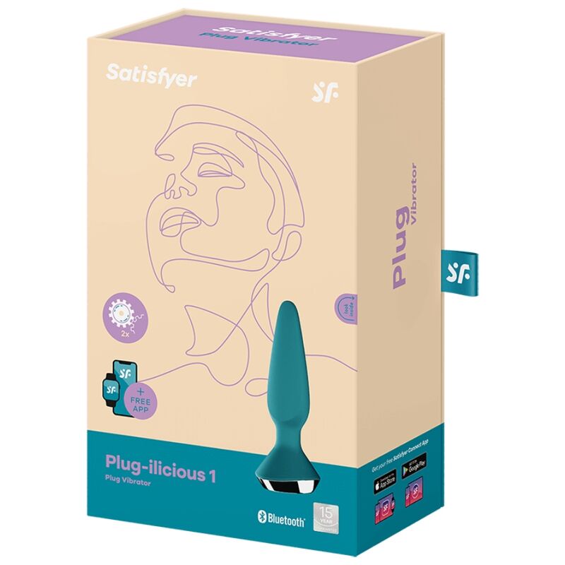 Comprar Satisfyer Plug Ilicious 1 Verde – Plug Vibrador Con Vibraciones Profundas Y Control Intuitivo-Noxtic
