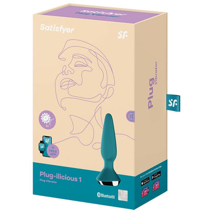 Comprar Satisfyer Plug Ilicious 1 Verde – Plug Vibrador Con Vibraciones Profundas Y Control Intuitivo-Noxtic