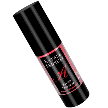 EXTASE SENSUAL - STRAWBERRY TRAVEL HEAT STIMULATING OIL 35 ML