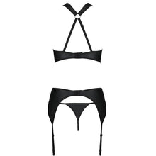 PASSION Amanda Set Cuero Ecológico S/M – Conjunto Elegante Con Comodidad Superior