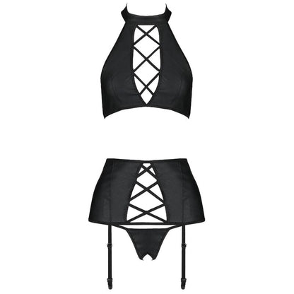 Comprar Passion Nancy Set Cuero Ecológico L/XL – Conjunto Elegante Para Comodidad Sensacional-Noxtic