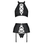Comprar Passion Nancy Set Cuero Ecológico L/XL – Conjunto Elegante Para Comodidad Sensacional-Noxtic