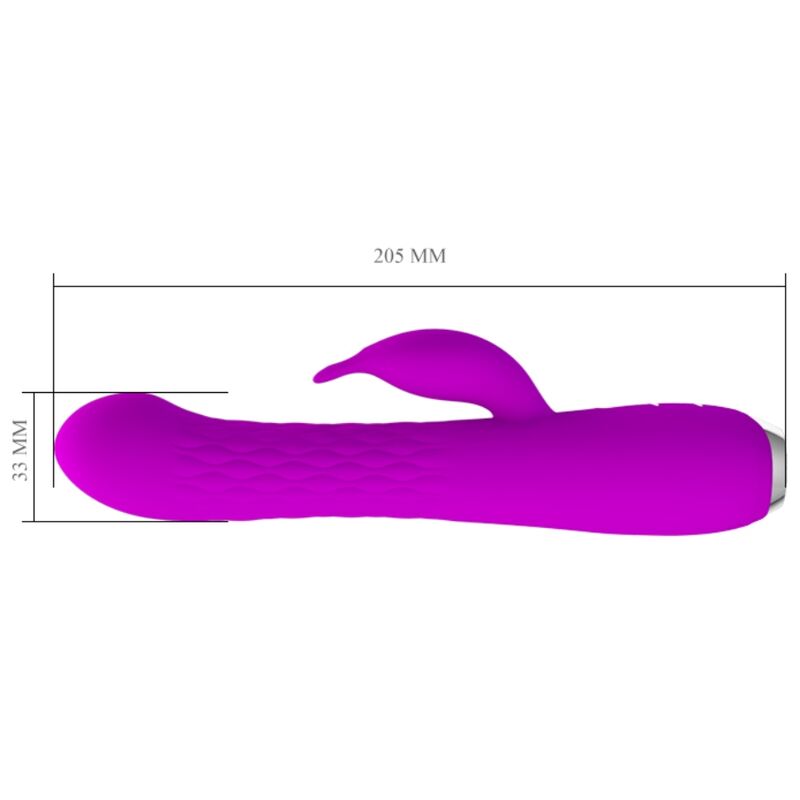 Comprar Pretty Love Molly Vibrador Recargable – Diseño Elegante Con Rotación Para Placer Personalizado-Noxtic