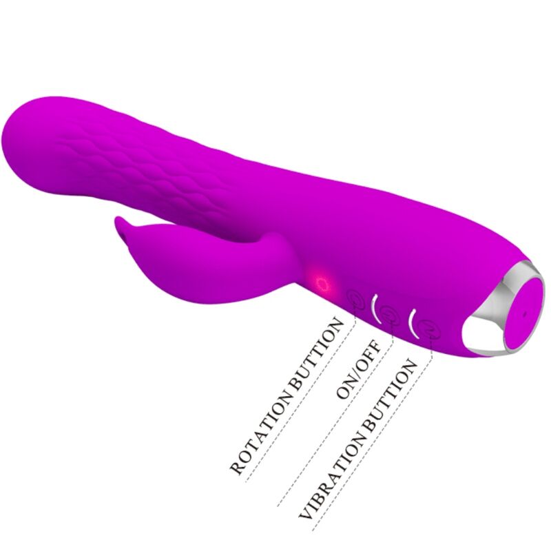 Comprar Pretty Love Molly Vibrador Recargable – Diseño Elegante Con Rotación Para Placer Personalizado-Noxtic