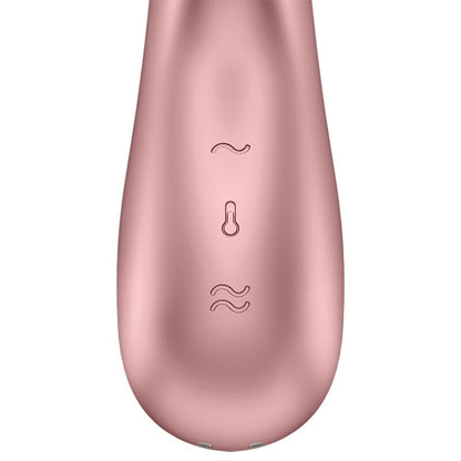 Vibratore Satisfyer Hot Lover Rosa e Beige – Vibratore ricaricabile con design ergonomico per il piacere intimo