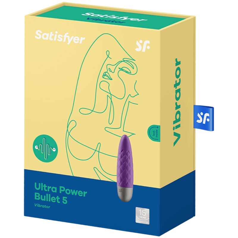 Satisfyer Ultra Power Bullet 5 Viola – Vibratore ricaricabile dal design elegante e potente