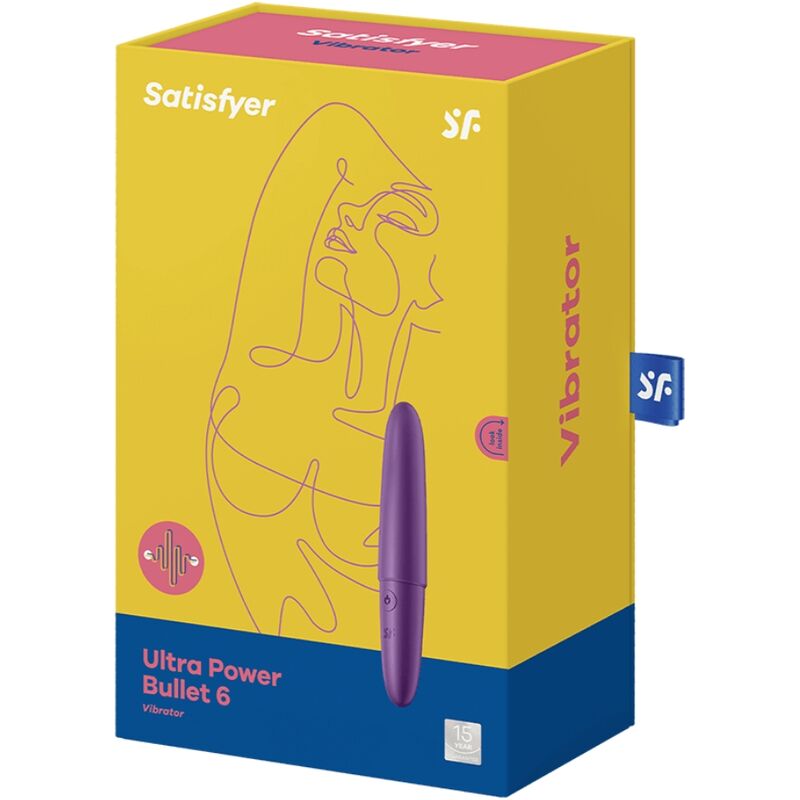 Satisfyer Ultra Power Bullet 6 Viola – Mini vibratore discreto con design ergonomico
