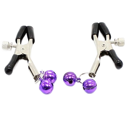 Comprar OHMAMA Fetish Pinzas De Pezones Lila – Diseño Metálico Elegante Para Placer Sensorial-Noxtic