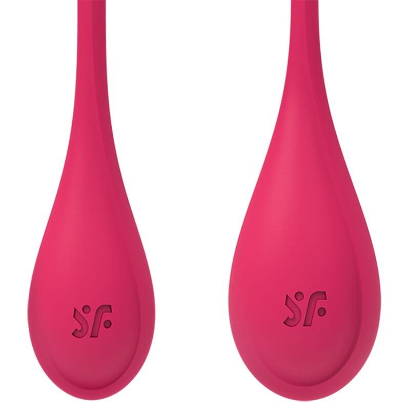 Satisfyer Yoni Power 1 Kit De Entrenamiento Rojo – Fortalece Los Músculos Con Diseño Ergonómico De Silicona Médica