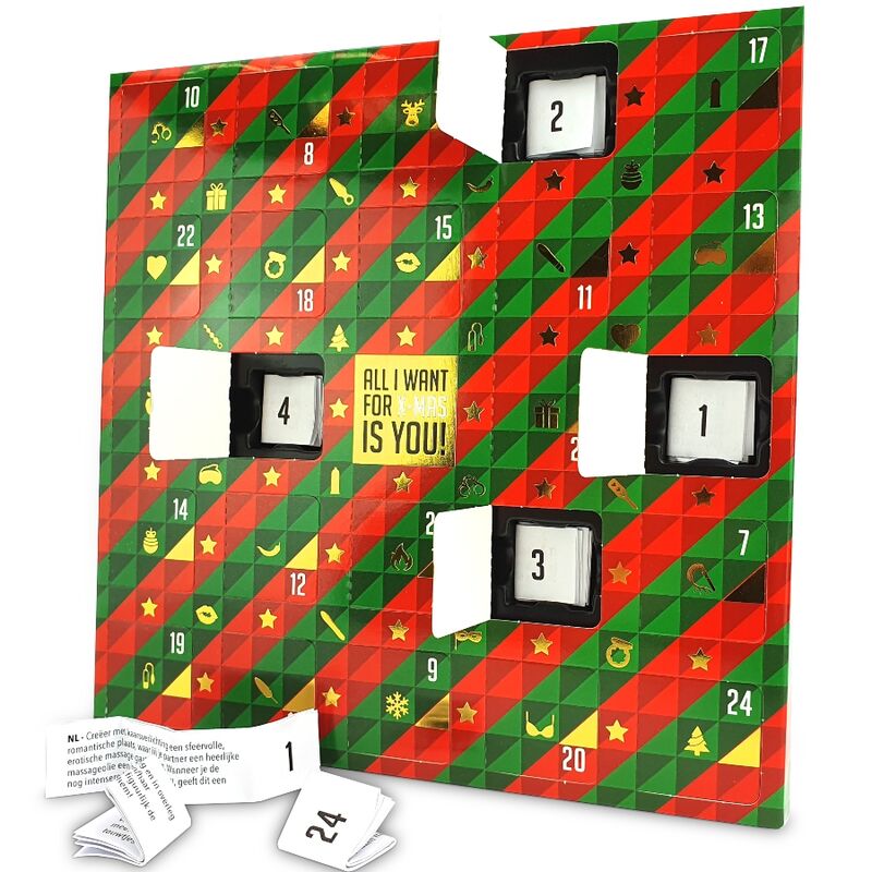 Comprar TEASE & PLEASE Calendario Erótico De Adviento – Juego Divertido Para Explorar Placer Y Sensualidad Durante Las Fiestas-Noxtic