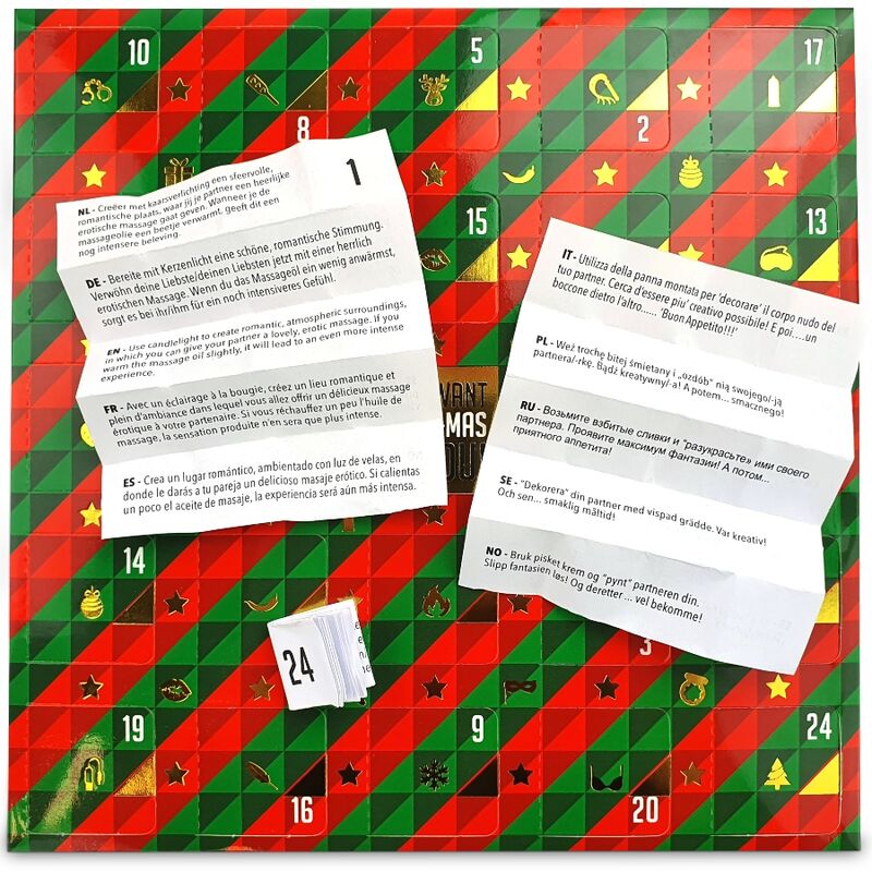 Comprar TEASE & PLEASE Calendario Erótico De Adviento – Juego Divertido Para Explorar Placer Y Sensualidad Durante Las Fiestas-Noxtic