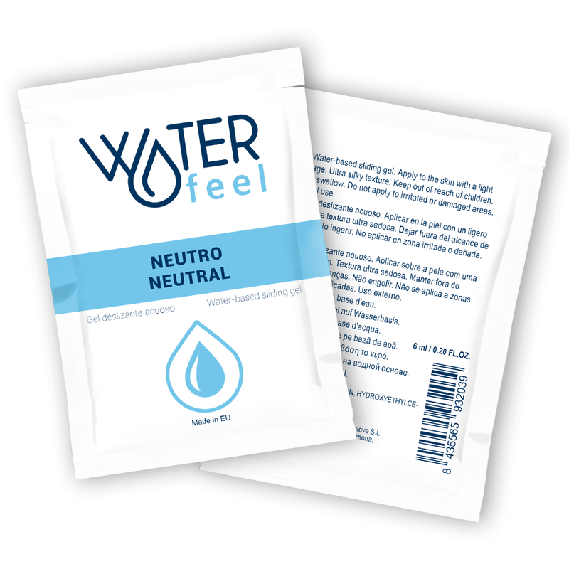 Comprar WATERFEEL Gel Deslizante Base Agua Neutro 6 ML – Suavidad Sedosa Para Una Experiencia Placentera-Noxtic