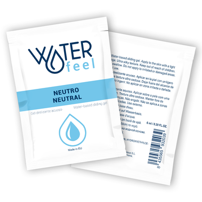 Comprar WATERFEEL Gel Deslizante Base Agua Neutro 6 ML – Suavidad Sedosa Para Una Experiencia Placentera-Noxtic