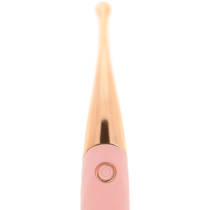 OHMAMA - RECHARGEABLE CLITORIS STIMULATOR 36 MODES PINK-PINKGOLD