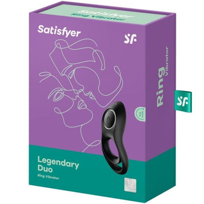 Comprar Satisfyer Legendary Duo Anillo Vibrador Negro – Juguete Erótico Con Diseño Innovador Para Placer Compartido-Noxtic