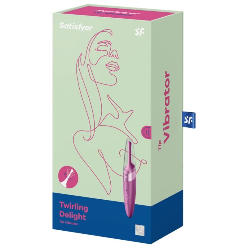 Satisfyer Twirling Delight Purple – Stimolatore con 40 combinazioni di vibrazioni e design innovativo
