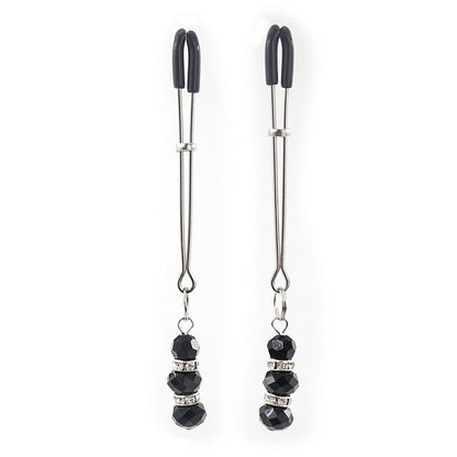 OHMAMA FETISH Pinzas Con Piedrecitas Cristal – Accesorio Elegante Para Estimulación Sensible