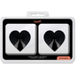 Comprar COQUETTE Chic Desire – Cubre Pezones Con Diseño Elegante En Forma De Corazones Negros-Noxtic