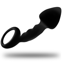 Comprar OHMAMA Plug Anal Acanalado Con Anilla – Diseño Elegante Para Placer Sensible-Noxtic