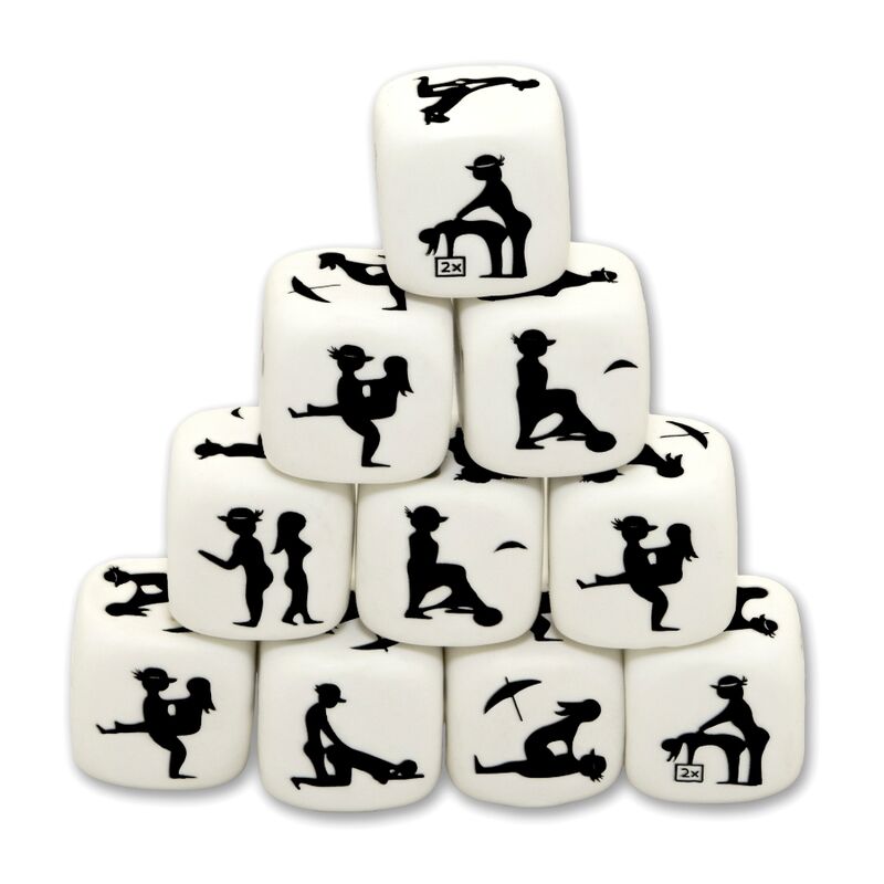 Comprar Diablo Picante Dado De Posturas Blanco – Juego Divertido Para Momentos Íntimos Spontáneos-Noxtic