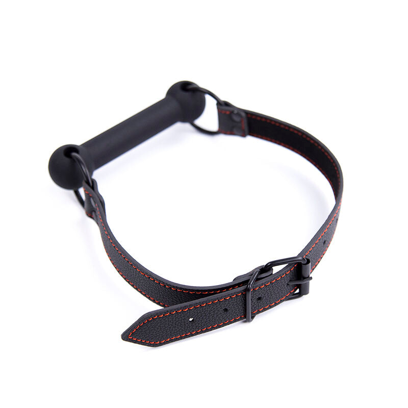 OHMAMA FETISH - PU STRAP BONE GAG