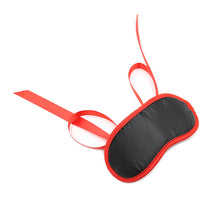 Comprar OHMAMA Fetish Negro Bordes Rojos – Antifaz Elegante Para Juegos De Placer Sensual-Noxtic