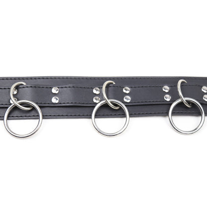 Comprar Ohmama Collar Sumisión Con 3 Anillas – Exploración Segura Con Diseño Elegante-Noxtic