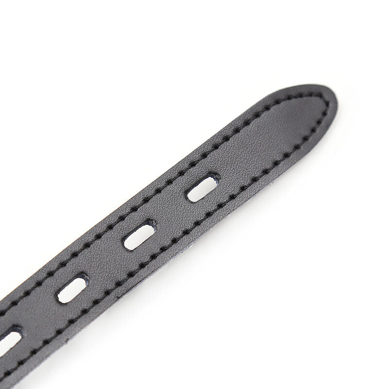 OHMAMA FETISH Mordaza Silicona Con Correa Piel – Diseño Confortable Para Placer Sensorial