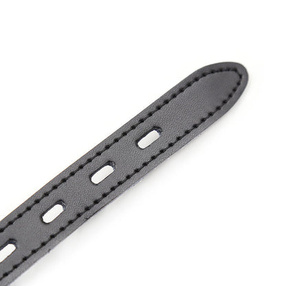 OHMAMA FETISH Mordaza Silicona Con Correa Piel – Diseño Confortable Para Placer Sensorial