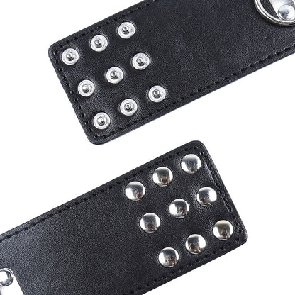 OHMAMA Fetish Restraints Polso con Chiusura in Metallo – Design Elegante per Esplorare Nuove Sensazioni