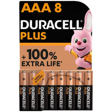 Comprar DURACELL Plus Power 100 Pilas Alcalinas AAA LR03 Blister 8 – Energía Confiable Para Dispositivos Electrónicos-Noxtic