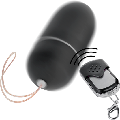 Comprar ONLINE Huevo Vibrador Control Remoto L Negro – Diseño Ergonómico Para Placer Compartido-Noxtic