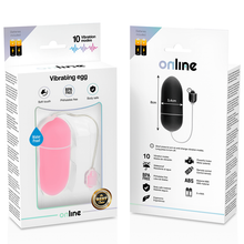 Comprar ONLINE Huevo Vibrador Waterproof Rosa – Diseño Elegante Con 10 Modos De Vibración-Noxtic