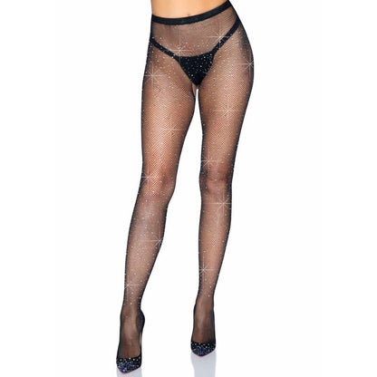 Comprar LEG AVENUE Medias De Red Con Abertura – Diseño Seductor Para Realzar Tu Feminidad-Noxtic
