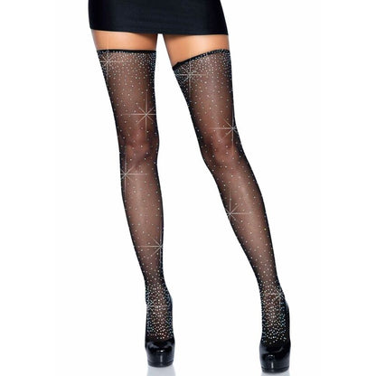 Comprar Leg Avenue Medias Brillantes Con Ligero Talla Única – Diseño Elegante Para Realzar Tu Feminidad-Noxtic