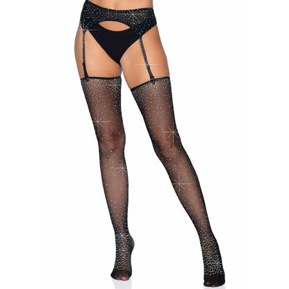 Comprar Leg Avenue Medias Brillantes Con Ligero Talla Única – Diseño Elegante Para Realzar Tu Feminidad-Noxtic