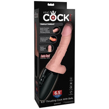 KING COCK - PLUS TRIPLE THREAT NATURAL