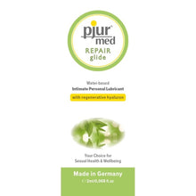 Comprar PJUR Med Lubricante Reparador 1.5 Ml – Hidratación Intensiva Con Ácido Hialurónico-Noxtic