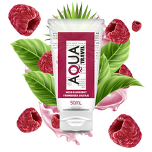 Comprar AQUA Travel Lubricante Base Agua Sabor Frambuesa – Sensación Suave Para Placer Infinito-Noxtic