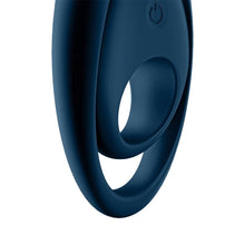 SATISFYER - GLORIOUS DUO BLUE VIBRATING RING