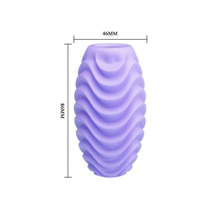 Comprar PRETTY LOVE Huevo Masturbador Doble Cara Lila – Textura Innovadora Para Nuevas Sensaciones-Noxtic