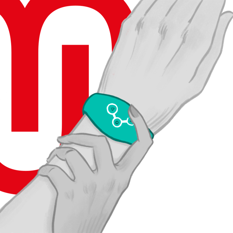 WATCHME - AQUAMARINE WATCH WITH WIRELESS TECHNOLOGY REMOTE CONTROL