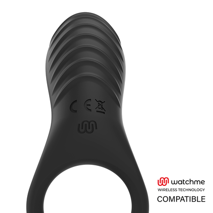 BRILLY GLAM Alan Anillo – Anillo Vibrador Con Tecnología Inalámbrica Para Parejas