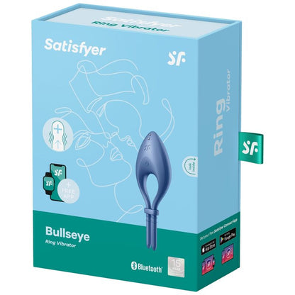 Comprar Satisfyer Bullseye Anillo Vibrador Azul – Diseño Elegante Con Ajuste Personalizable-Noxtic
