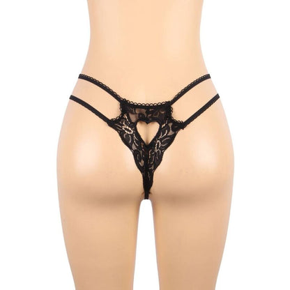 SUBBLIME SET - THREE-PIECE BRA + GARTER BELT + THONG L/XL