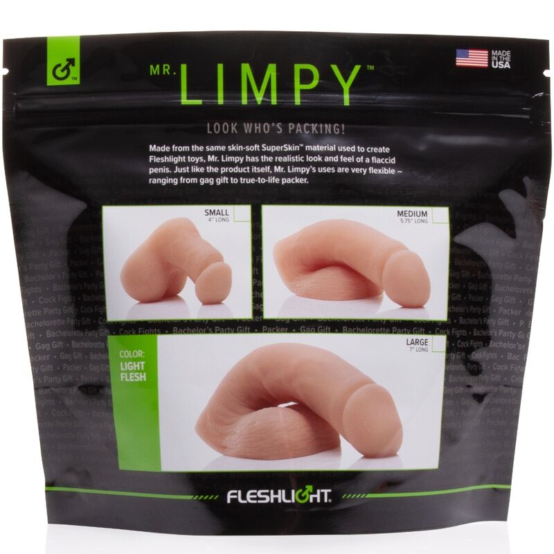Mr Limpy Fleshlight Pequeño – Juguete Erótico De Material Fleshtone Para Diversión Versátil