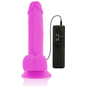 DIVERSIA Dildo Realistico Flessibile Viola – Vibrante con Design Ergonomico per il Piacere Personale