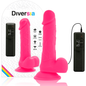 DIVERSIA Dildo realistico flessibile rosa – Design ergonomico con vibrazione per il piacere personale