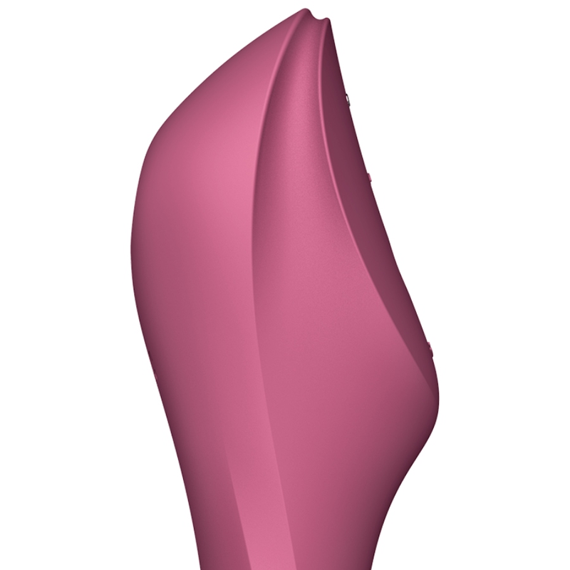 Satisfyer Curvy Trinity 3 Rosso – Stimolatore con tre motori per un'esperienza versatile